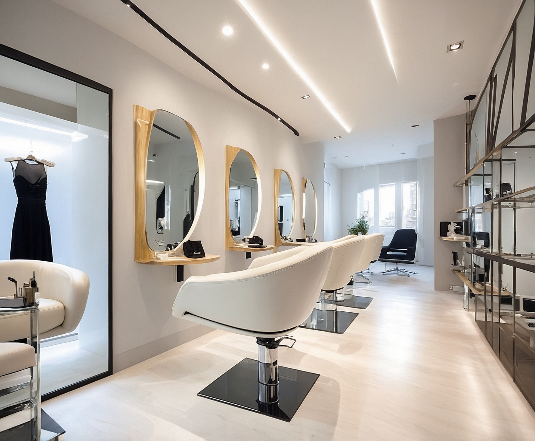 Transformación capilar con estilo moderno y elegante